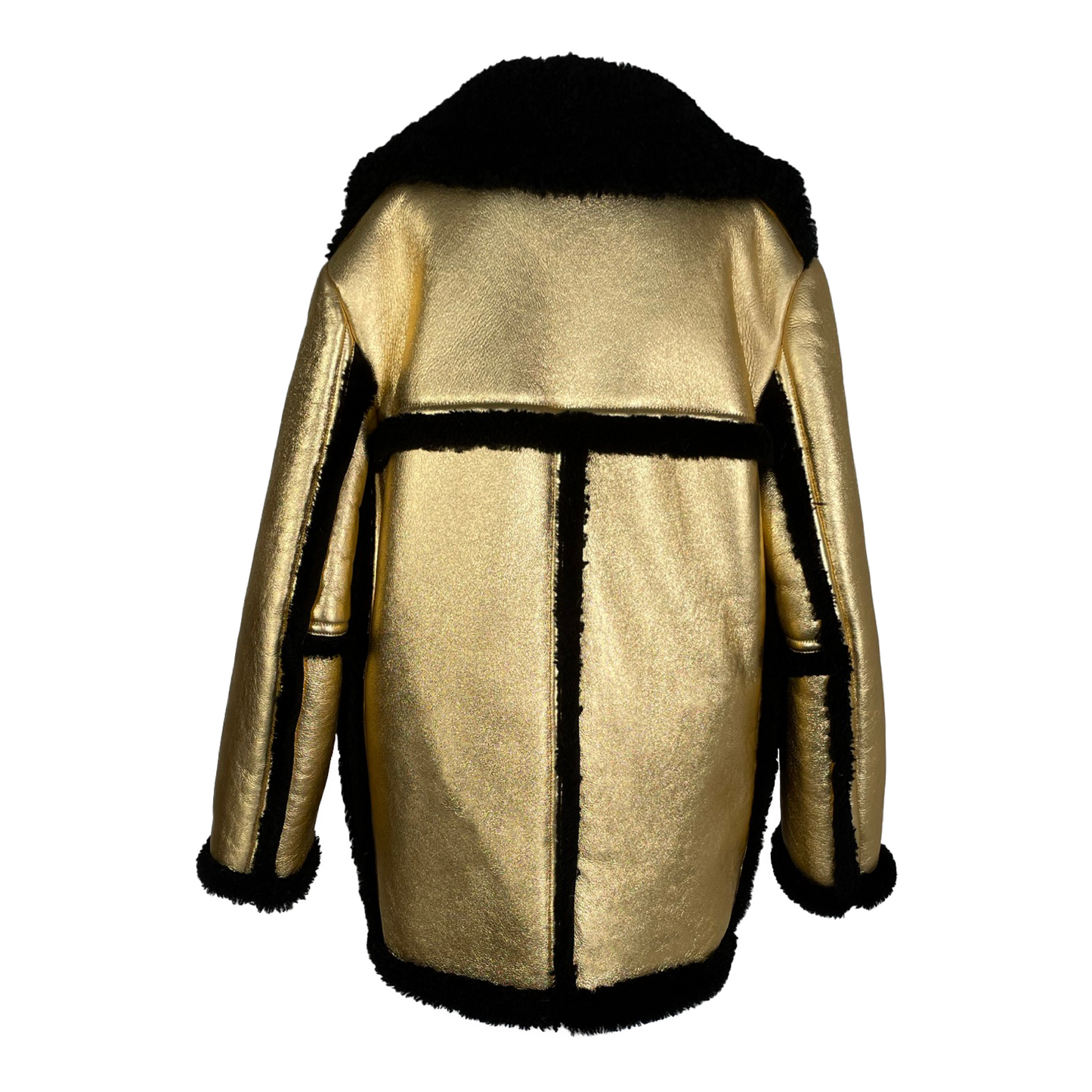 Gold Shearling Jacket