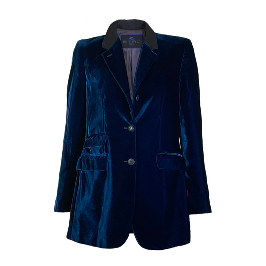 Midnight Velvet Blazer