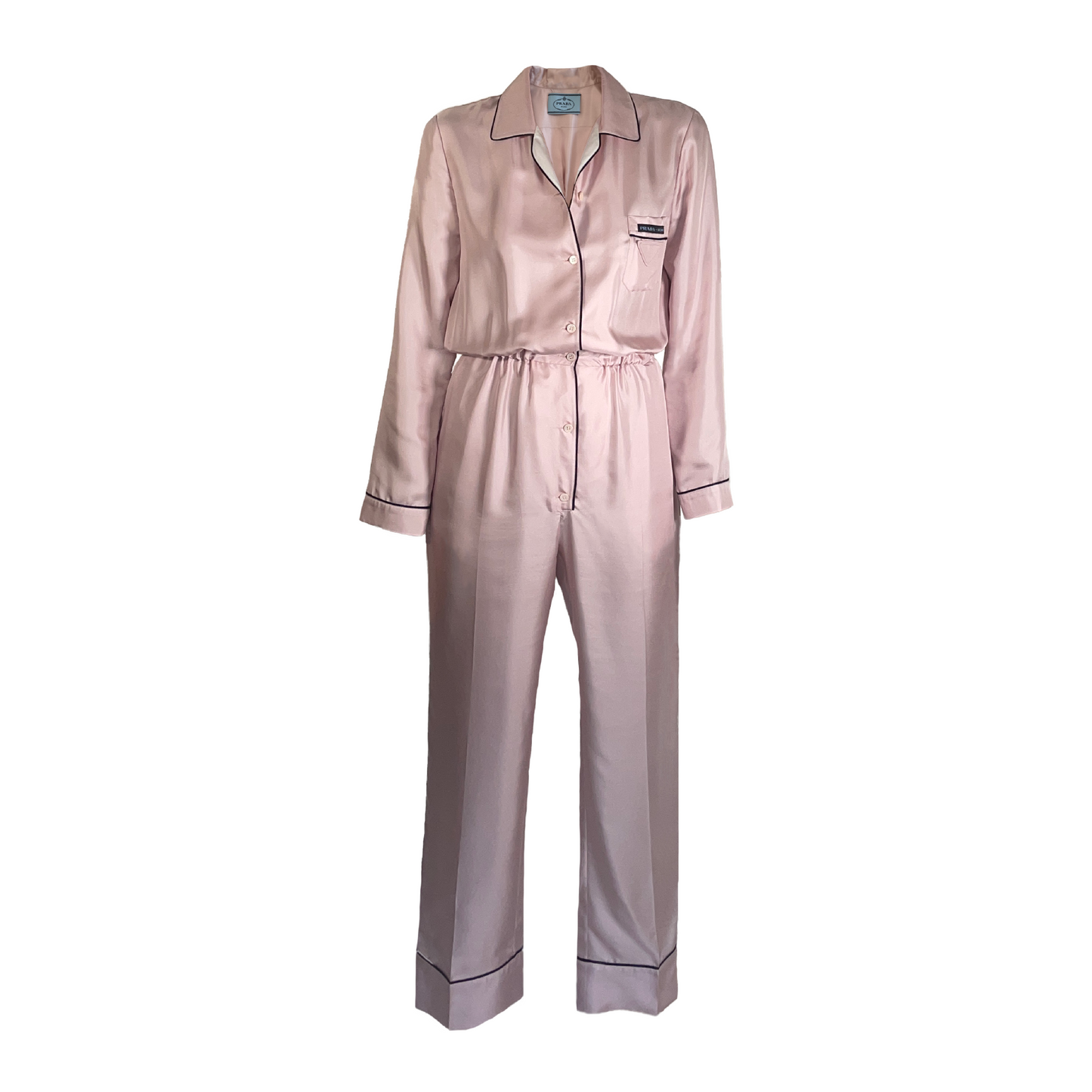 Blush Silk Jumpsuit