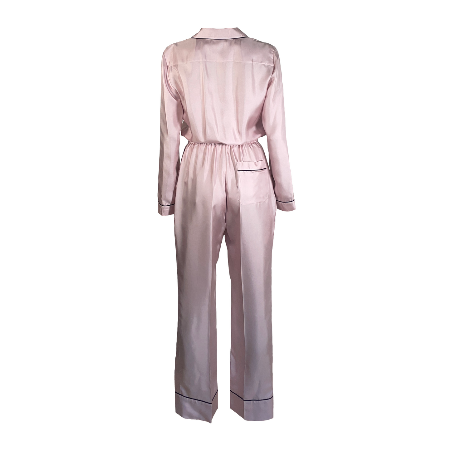 Blush Silk Jumpsuit