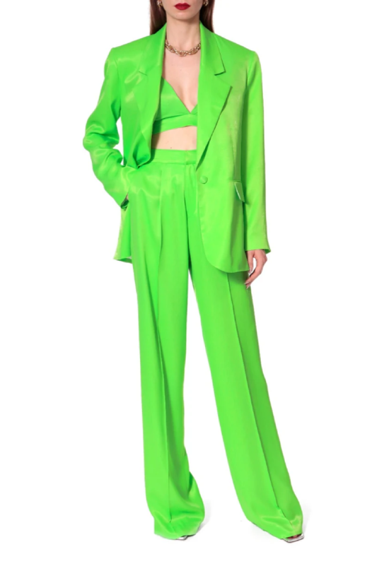 Aggi Neon Green Blazer